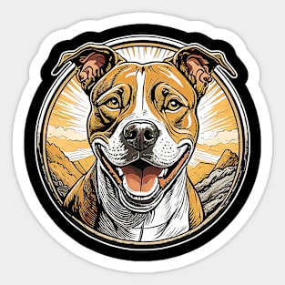 American Staffordshire Terrier dog Sticker